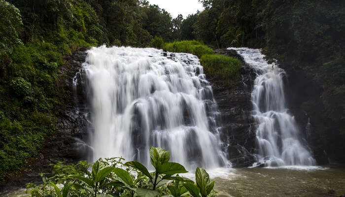 The mystical Abbey Waterfalls in Coorg region