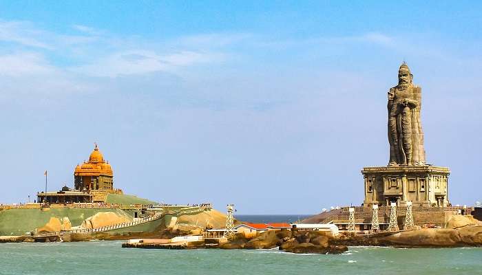 Beautiful beaches and grand temples make Kanyakumari one of the best places to visit in August in India.
