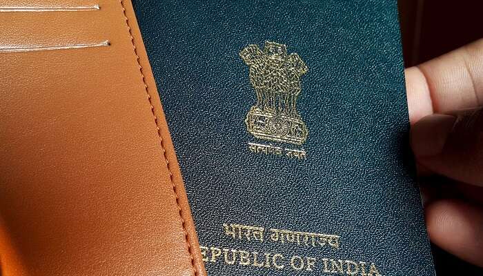 Indian Passport from the wallet