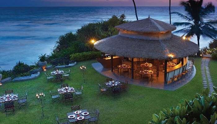 Aerial view of one of the best resorts in Sri Lanka for families