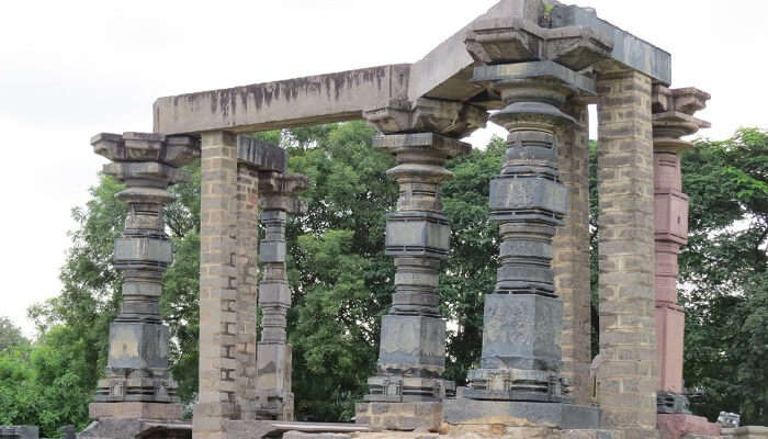 Walk inside the intriguing Warangal Fort