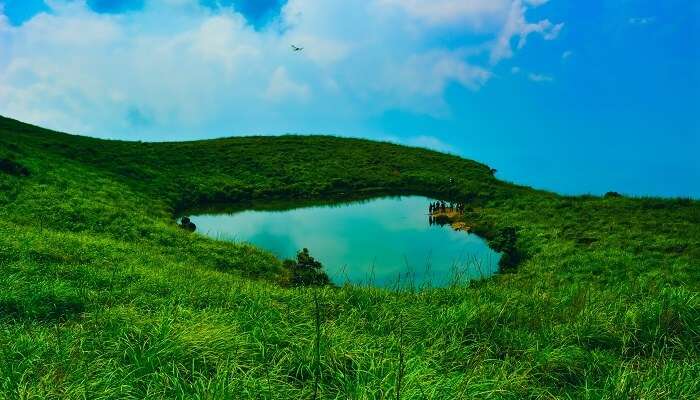 Love lake at Chembra peak in Wayanad
