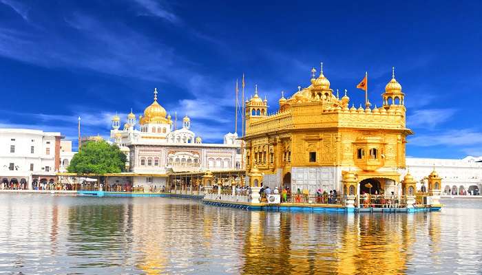 The Golden temple in Amritsar truly justify its reputation as one of the top places to visit in September in India