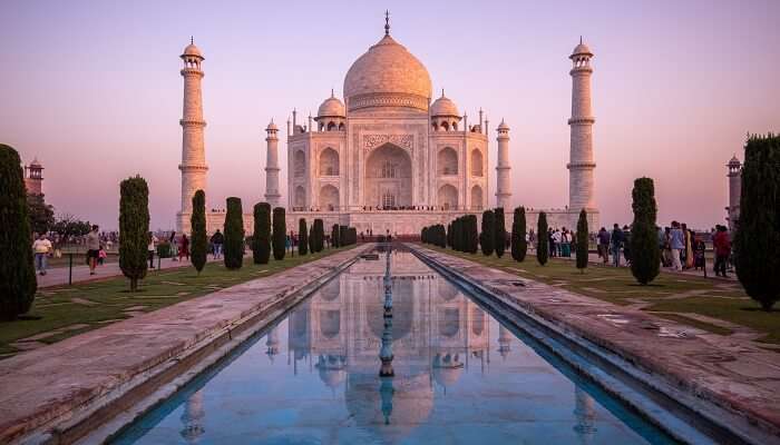 The iconic Taj Mahal, one of the best one day trips from Delhi