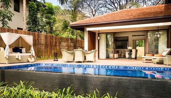 Poolside view at Anantara Resort