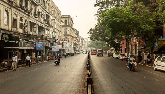 Street at one of the best places to visit in Mumbai for 2 days