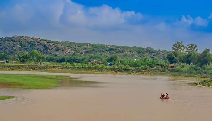 Lake view  of one of the best one day trips from Delhi