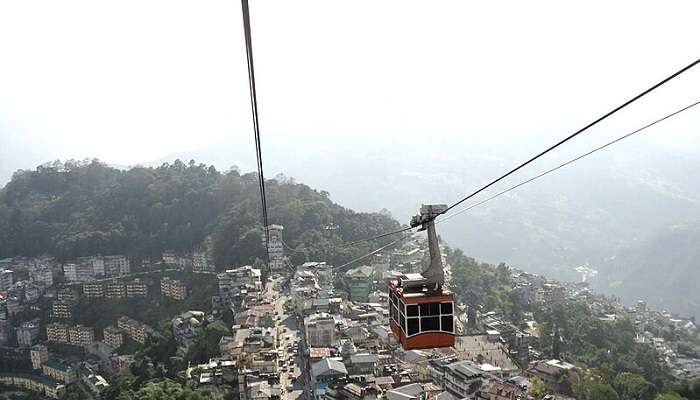 Take a cable ride in Gangtok and take in some of the most prettiest views in not only India but the world