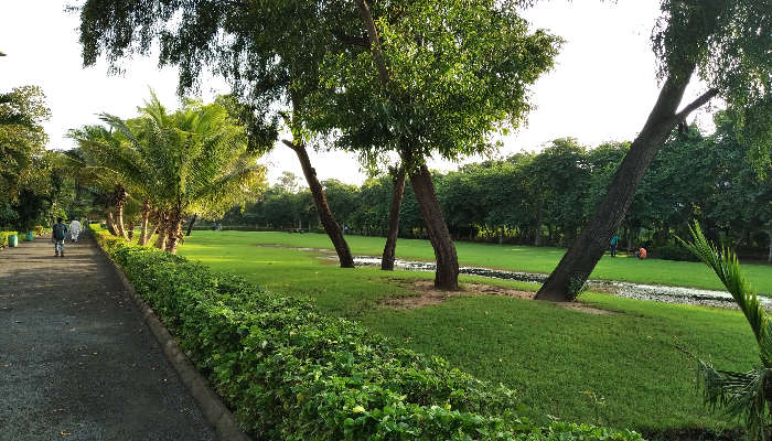 walkway in garden at bharuch