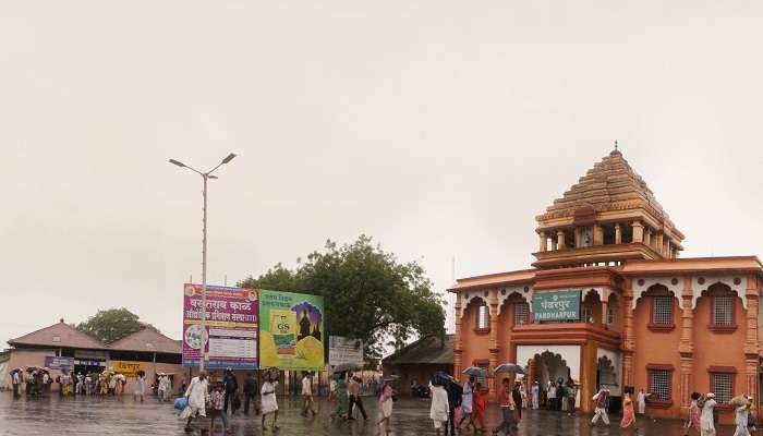 View of temple in Pandharpur