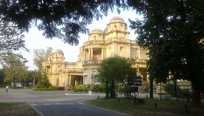 View of the Pratap Vilas Palace, one of the best places to visit in Jamnagar