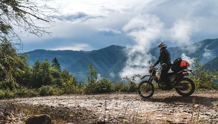 Witness the stunning landscapes on an adventurous bike tour