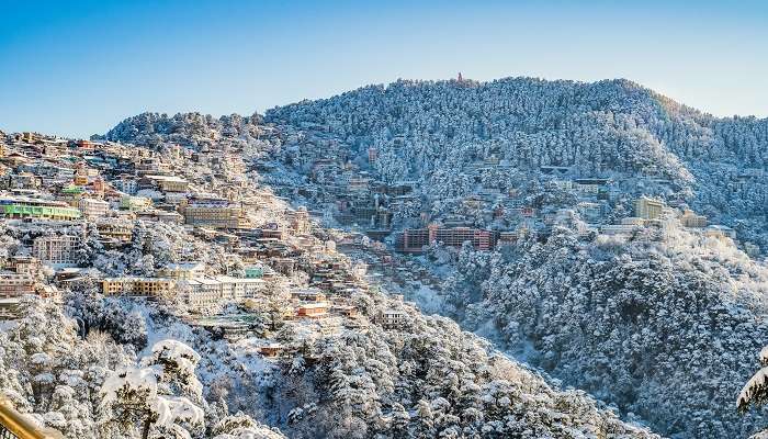 snowfall season in Shimla.