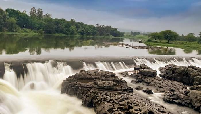 Spectacular view of Kund Mala Falls, one of the enchanting places to visit in Talegaon