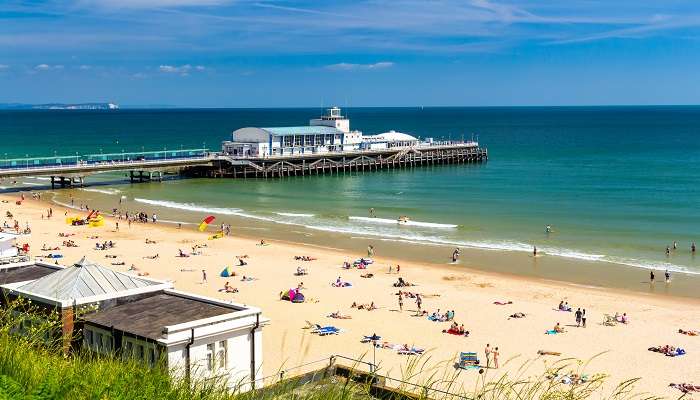 Enjoy a fun-filled day at Bournemouth Beach which is one of the top beaches near London