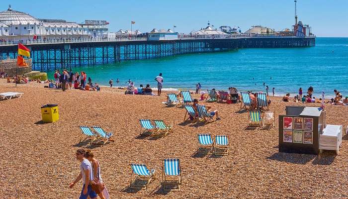 Attend some vibrant festivals and celebrations at Brighton Beach which is one of the best beaches near London