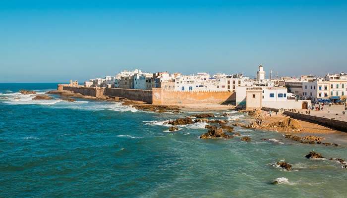 La belle plage de Maroc