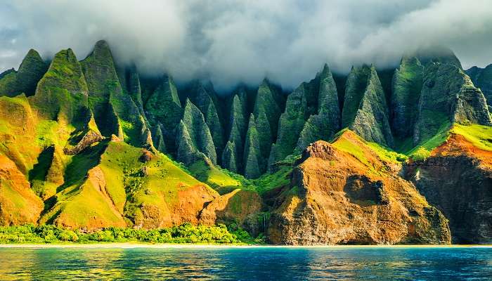 La vue magnifique de Hawaï