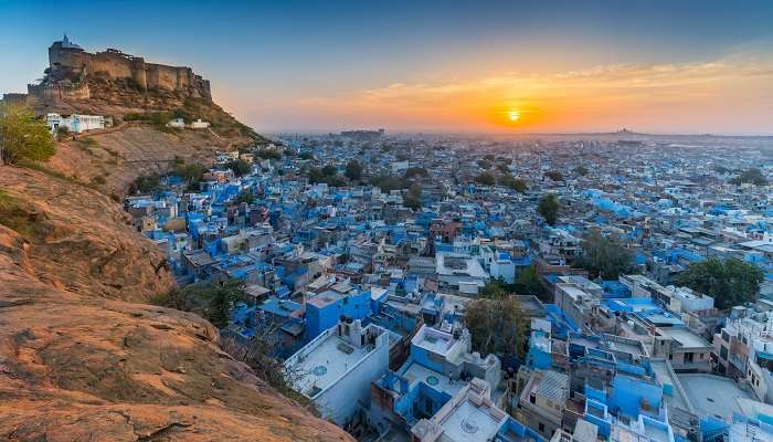 La bleu ville de Rajasthan