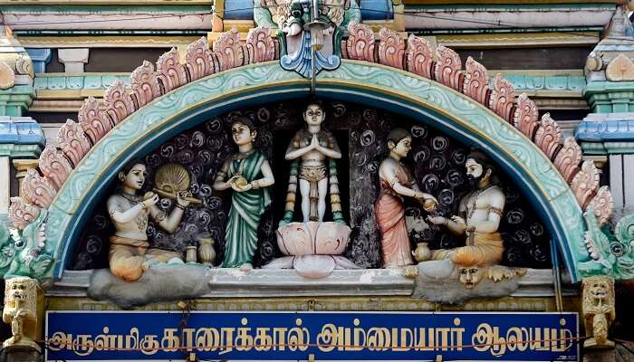 Karaikal Ammaiyar Temple is one of the religious places to visit in Karaikal