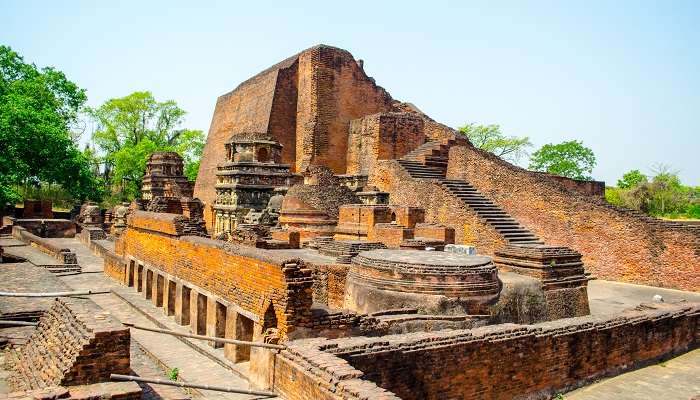 Explorez Nalanda, c'est l'un des meilleur lieux à visiter en octobre en Inde
