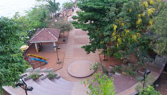 Aerial view of the Overbury’s Folly: one of the best tourist places in Thalassery 