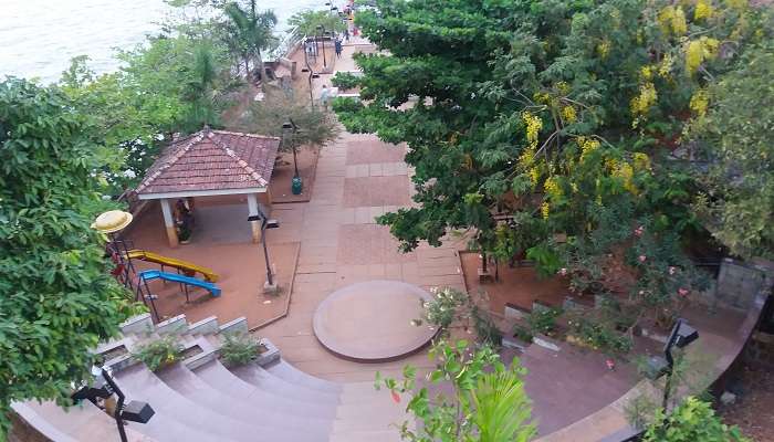 Aerial view of Overbury Folly: One of the best tourist places in Thalassery 