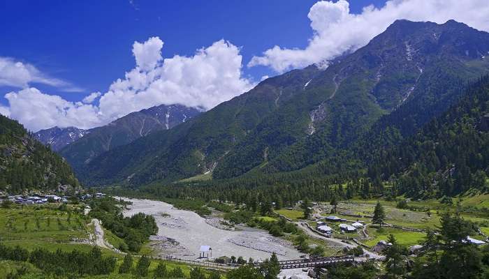 river flowing from the Rakcham village: one of the best places to visit in Sangla