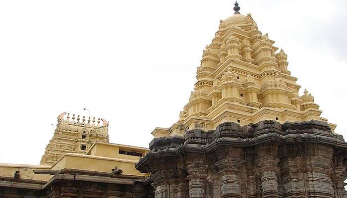 A view of the Saumyakeshava Temple at Nagamangala, one of the religious places to visit near Maddur