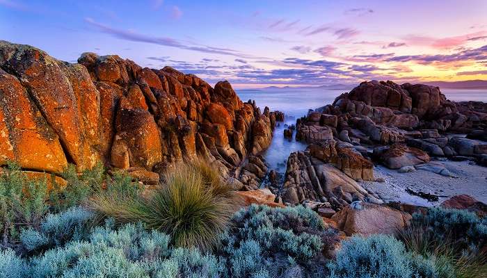 La belle plage de Beerbarrel, en Tasmanie, c'est l'un des meilleur Lieux à visiter en décembre dans le monde 