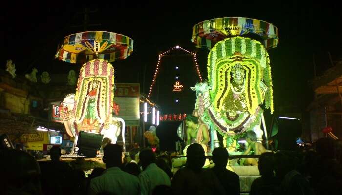 Tirumiyachur Mehnadhar Temple is one of the heavenly places to visit in Karaikal