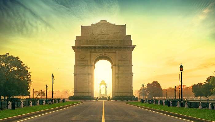 Explorez India Gate, C'est l'une des meilleur lieux à visiter en janvier en Inde 