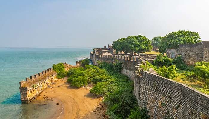 La fort de diu est l'un des meilleur endroits à visiter en août en Inde