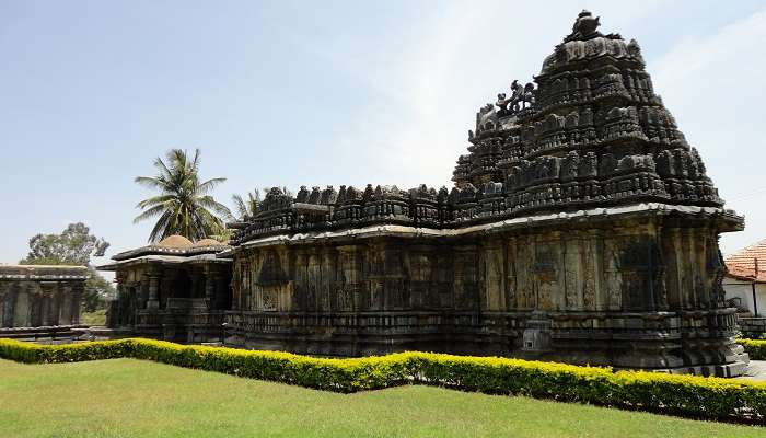 A glorious view of Buchesvara Temple in Hassan district