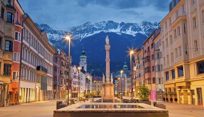 La belle image de Innsbruck. c'est l'un des meilleur lieux à visiter en Autriche 