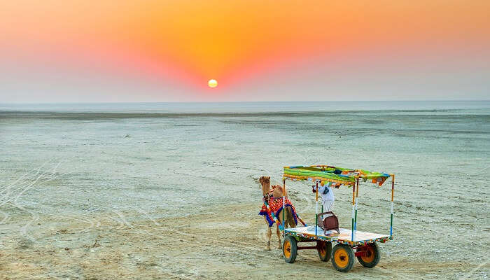 Explorez le magnifique coucher de soleil à Kutch