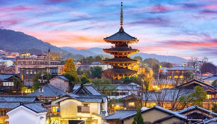 La belle vue sur Kyoto, c'est l'un des meilleurs endroits à visiter au Japon