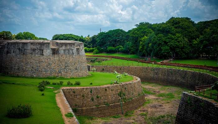 Fort du Palakkad, C'est l'une des meilleur lieux à visiter en mars en Inde