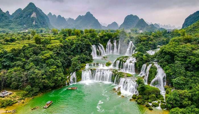 Explorez la beaux cascades de Viet-Nam, c'est l'une des meilleurs endroits à visiter en janvier 