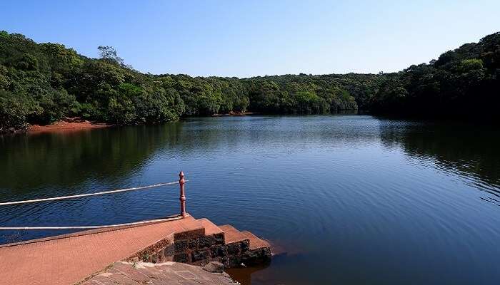 Une vue sur le lac Charlotte, l'un des lacs pittoresques à visiter lors de votre excursion d'une journée à Matheran au départ de Pune.