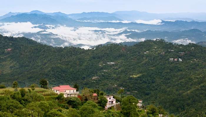 La belle vue de montagne de Kasauli, c'est l'une des meilleur lieux à visiter à l'Himachal Pradesh