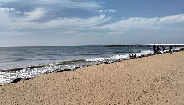 La plage de Promenade, c'est l'une des meilleur  lieux à visiter à Pondichéry