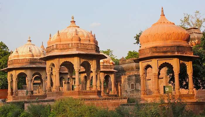 A charming view of Mandore Garden which counted among the best romantic places in Jodhpur