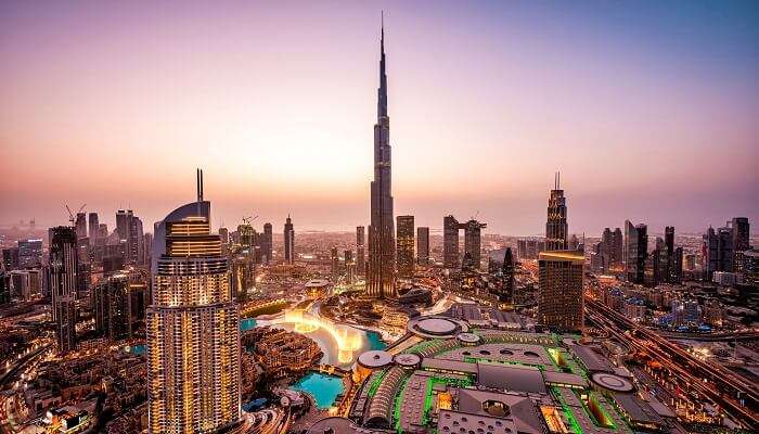 La belle vue sur Burj Khalifa