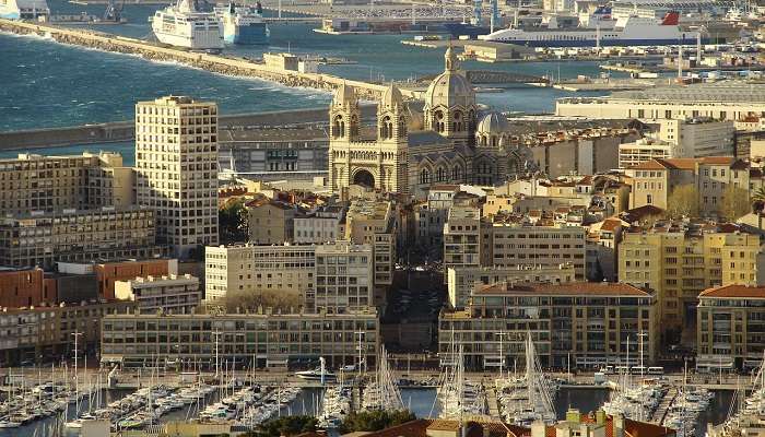 La vue incroyabe de Marseille