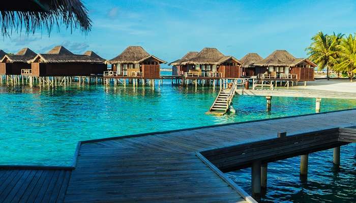 La vue magnifique de L'ile Dighu, c'est l'une des meilleur lieux à visiter aux Maldives