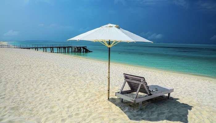 la vue de la plage en Lakshadweep, c'est l'une des meilleur lieux à visiter en Inde