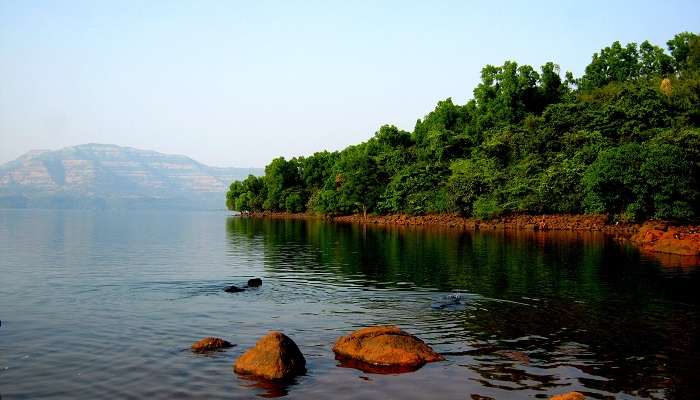 Mulshi Dam is a wonderful destination with evergreen forests and serene charm