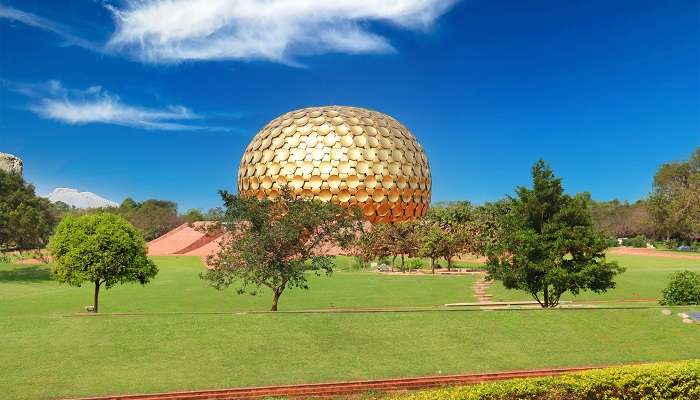 Auroville is the best place to visit tourist place near Chennai
