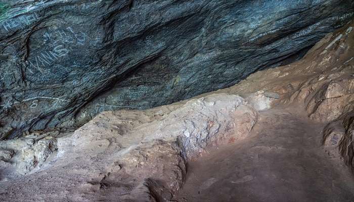 A view inside Ravana’s Cave in Sri Lanka